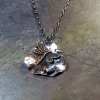 💙Vintage Dragonfly Shell Necklace - ✨A Whisper of Nature’s Grace