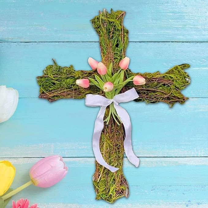 Handmade Easter Cross Wreath - Limited Edition