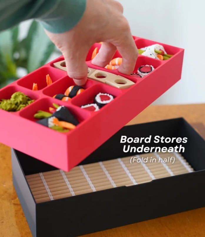 🍣 The Sushi Gambit - The Sushi Themed Chess Set♟️