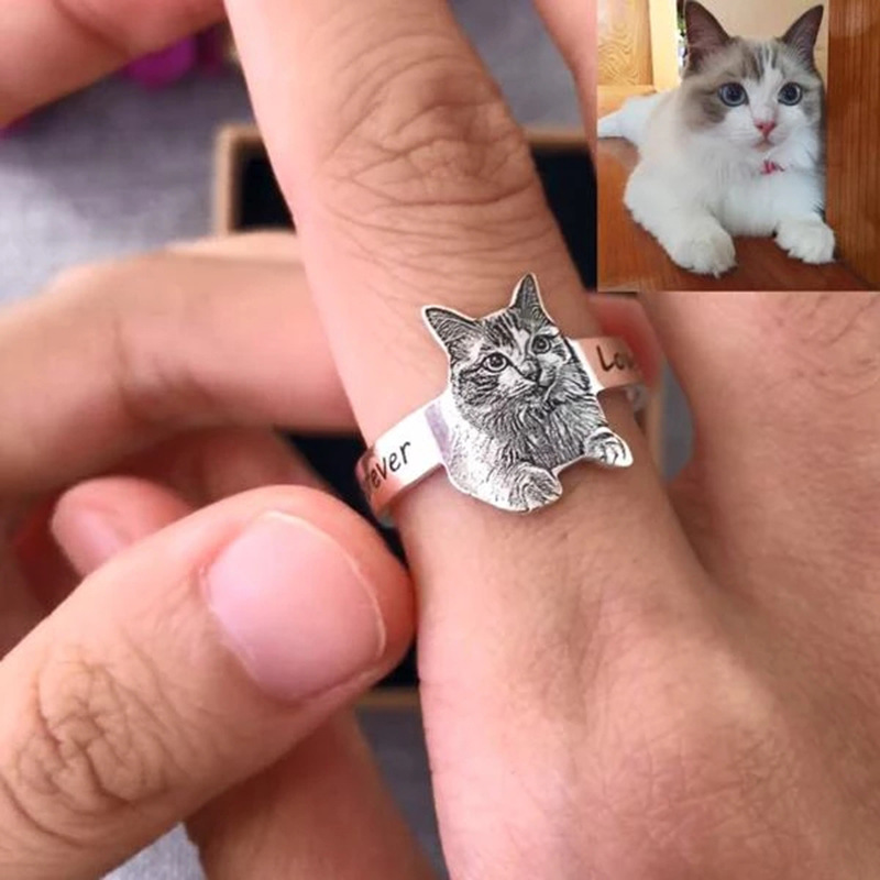 Adjustable Custom Stainless Steel Pet Ring