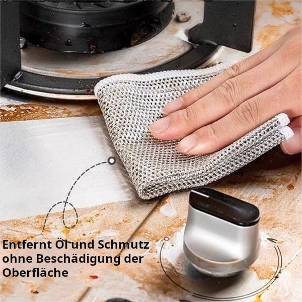 🔥Letzter Tag 50% RABATT- Mehrzweck-Spüllappen aus Draht für Nass und Trocken
