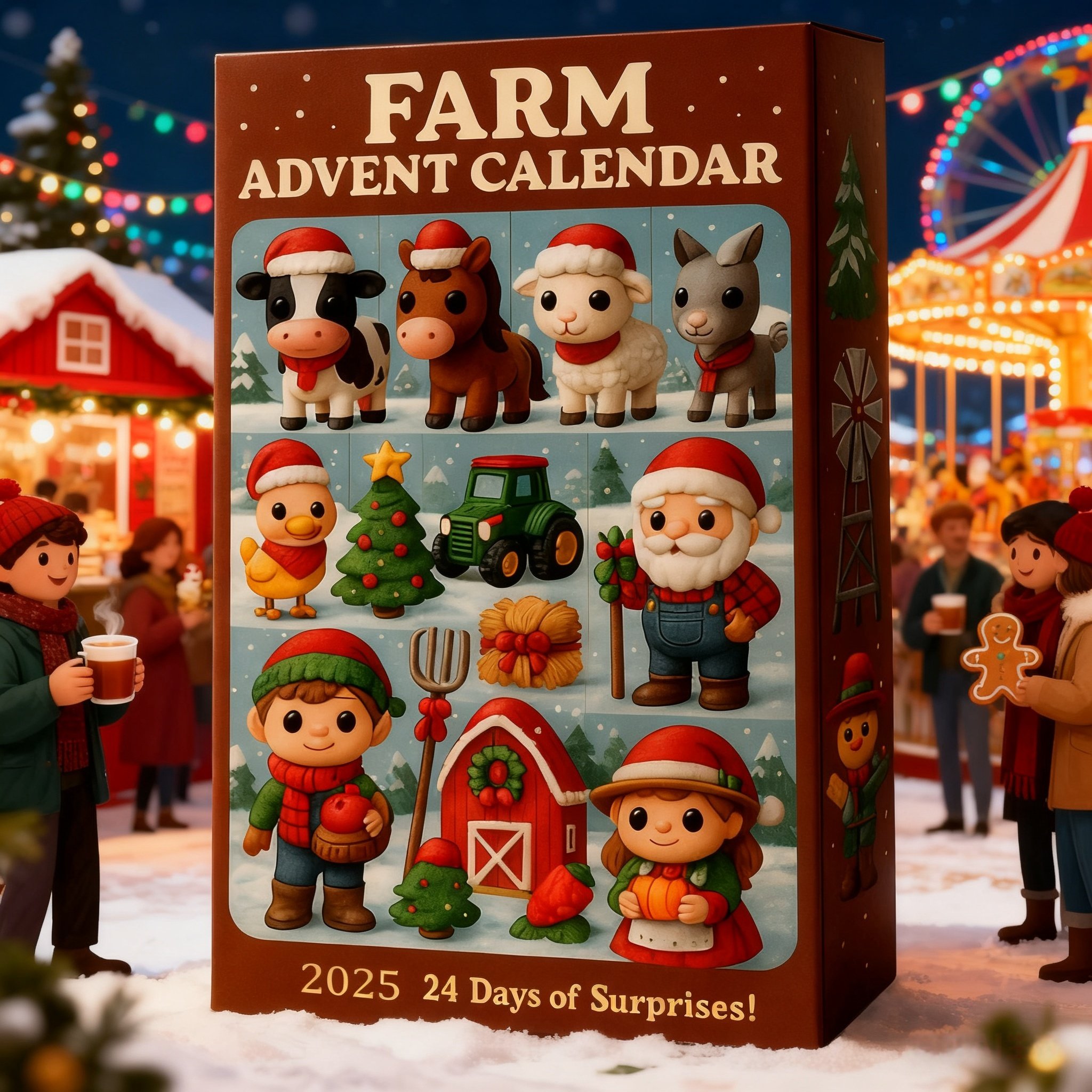 🔥Last Day 50% OFF -🎄2025 Farm Advent Calendar