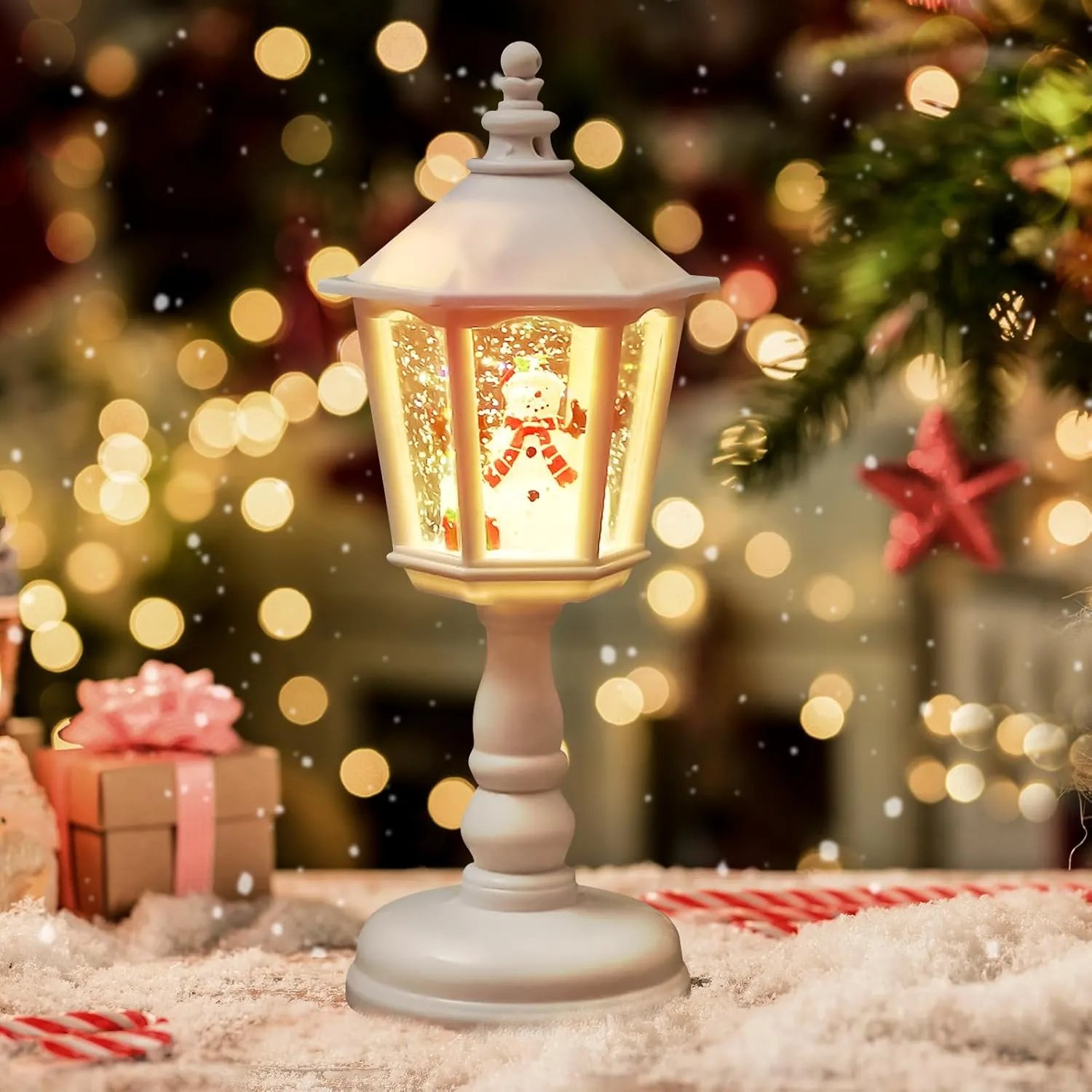 (🎄Early Christmas Sale - 49% OFF)🎁Christmas Snow Globe Lantern LED🔥Buy 2 Get 10% OFF & Free Shipping