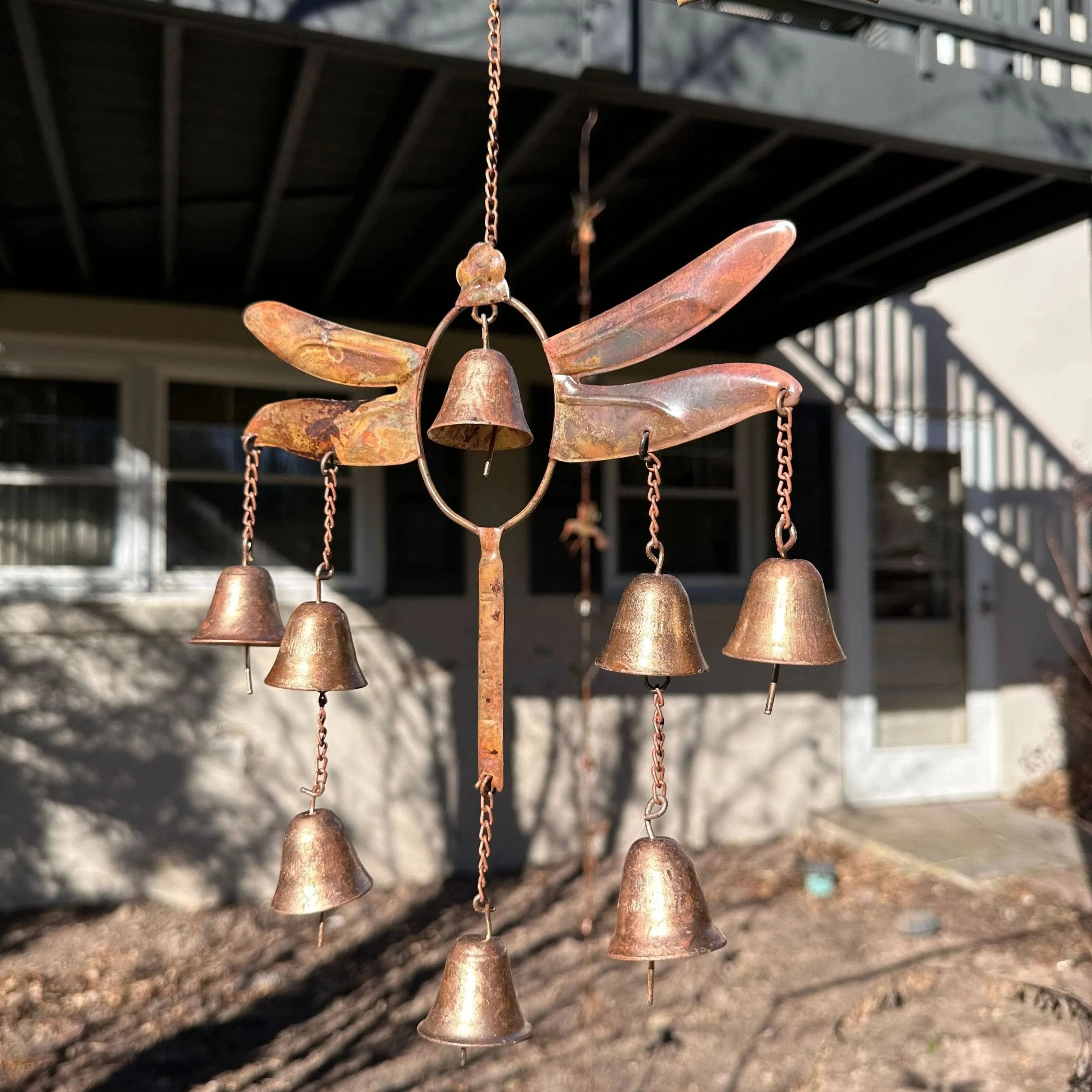 100% Handmade Dragonfly With Bells Wind Chime(𝐒𝐭𝐞𝐯𝐞 𝐑𝐨𝐞𝐬 𝐇𝐚𝐧𝐝𝐦𝐚𝐝𝐞®) - Buy 2 Free Shipping