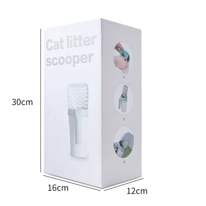 🔥LAST DAY 49% OFF- Cat Litter Scoop Integrated Detachable Deep Shovel