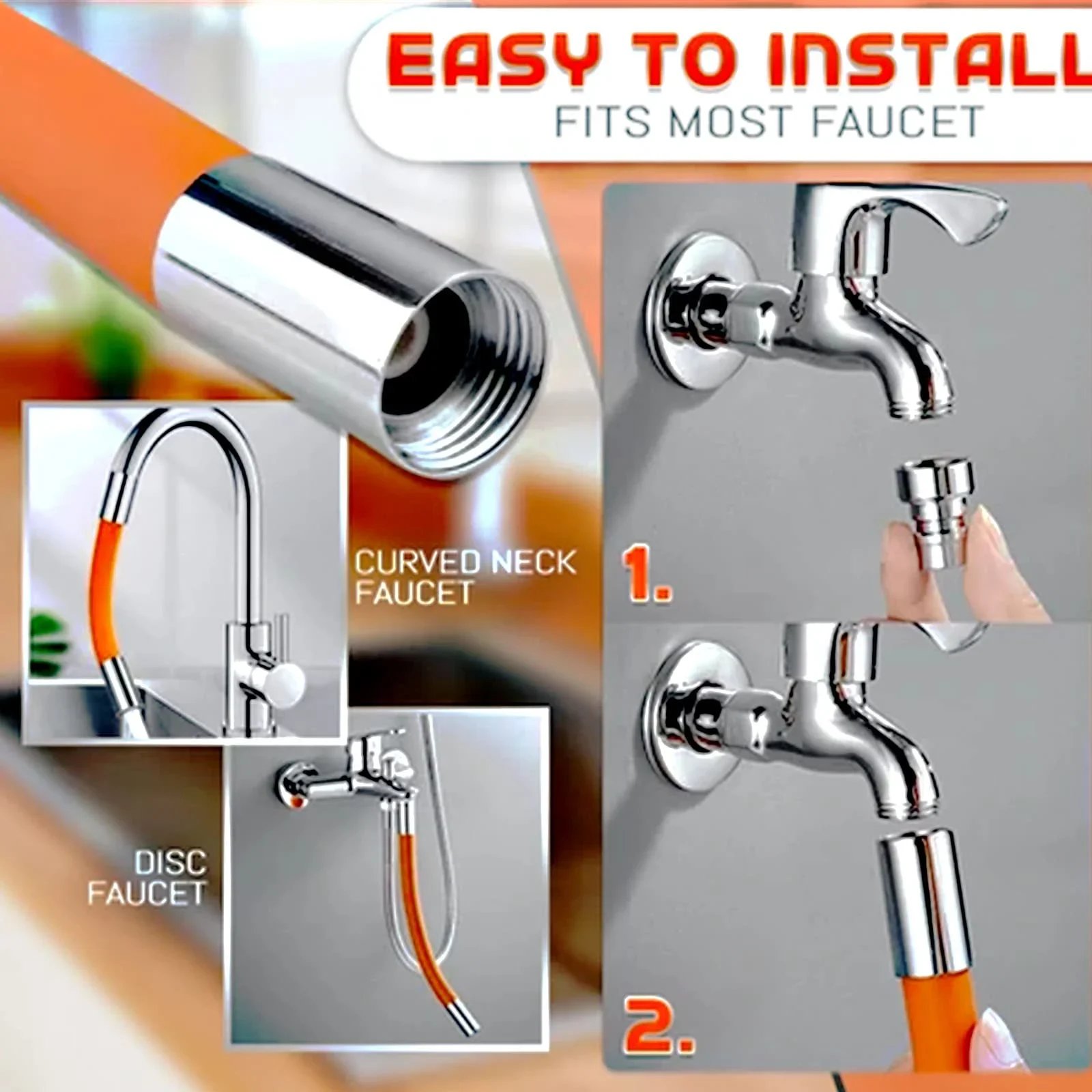 TikTok Last Day Promotion -70% OFF🎉Flexible Faucet Extender For Home