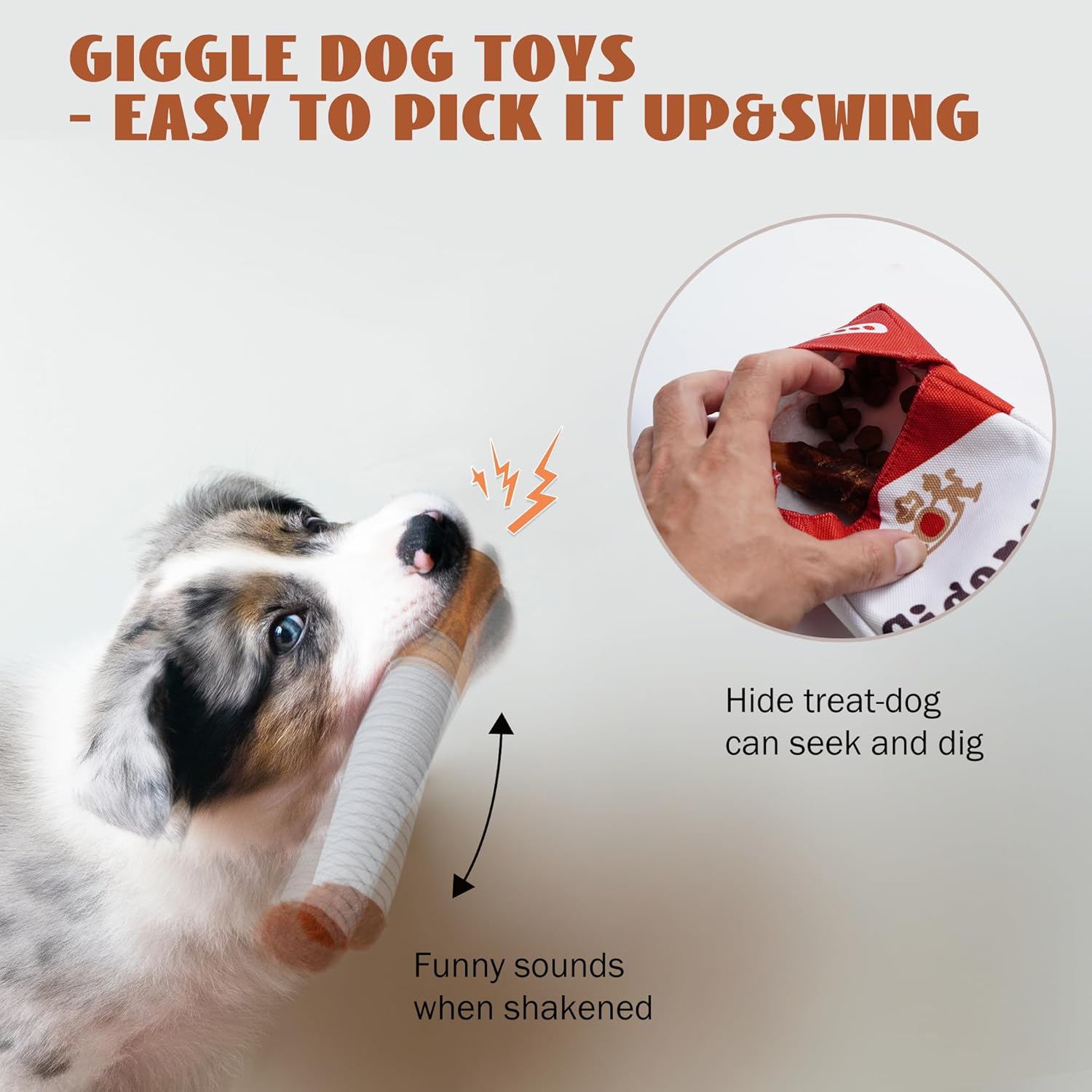 (🔥Last Day Promotions - 50% OFF) Giggling Cigarette Pack Dog Toy