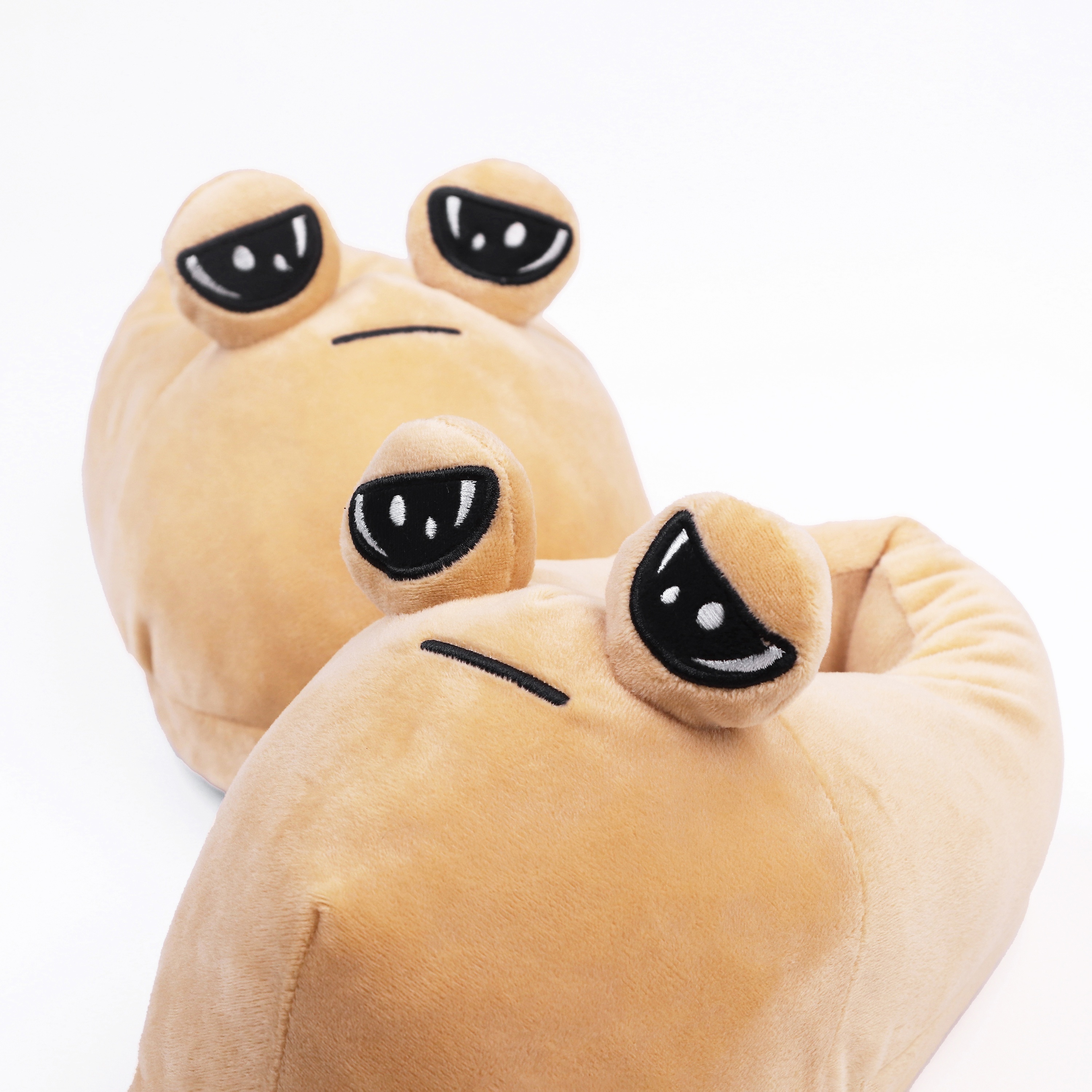 🔥Last Day Promotion 61% OFF -🎁-🐌Sad Pou Slippers Funny Alien Plush👽Adorable Alien Slippers🔥