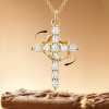 Crown Cross Necklace