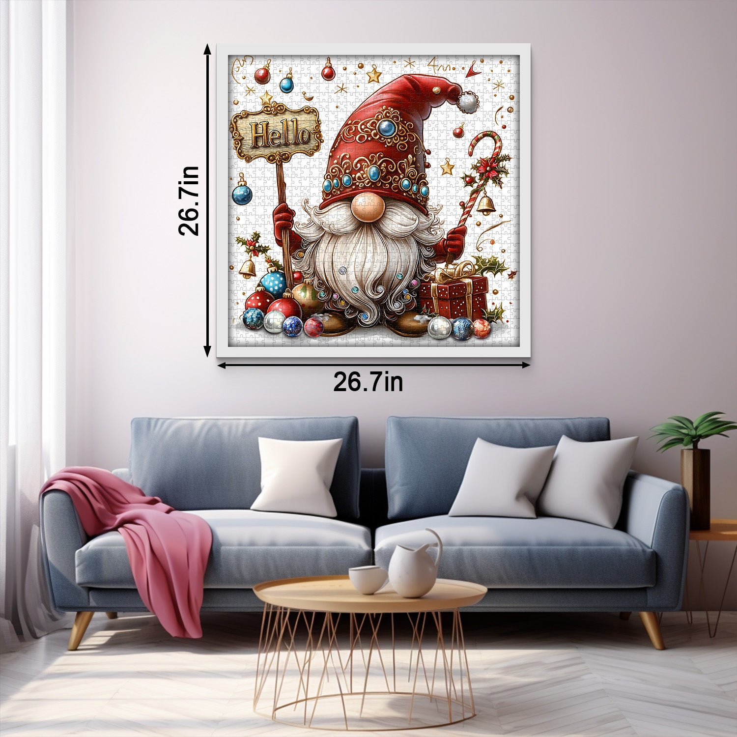 🎄Christmas Charm Gnome Jigsaw Puzzle 1000 Pieces