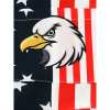 Children's Patriotic Eagle & Flag Print Romper