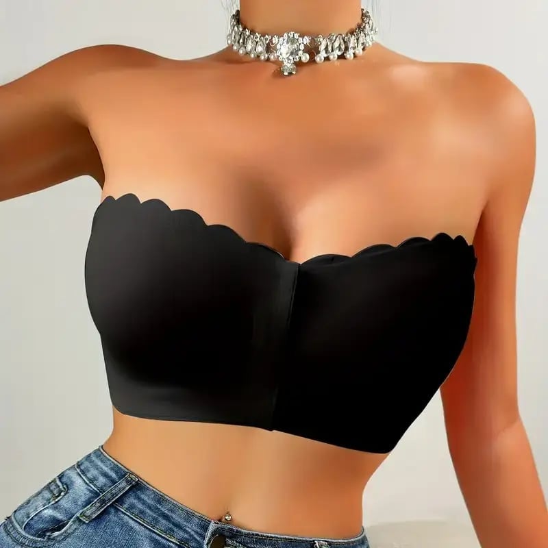 🏆Letzter Tag 49% Rabatt❤️ Nahtloser, trägerloser Bandeau-BH mit Frontverschluss