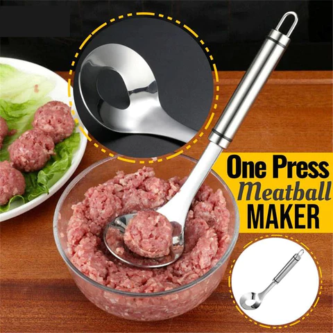 (🔥Last Day Promotion- SAVE 48% OFF)Easy Meatball Maker Spoon(BUY 2 GET 1 FREE NOW)