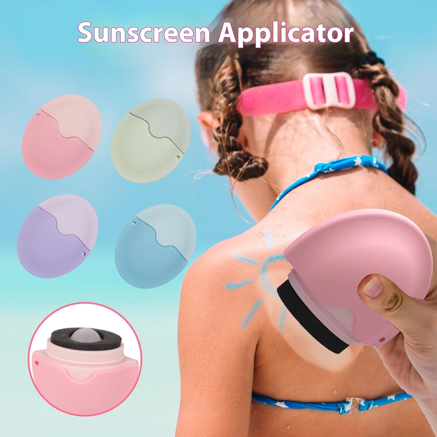 🔥Summer Hot Sale 49% OFF ☀️ Reusable sunscreen applicator💖