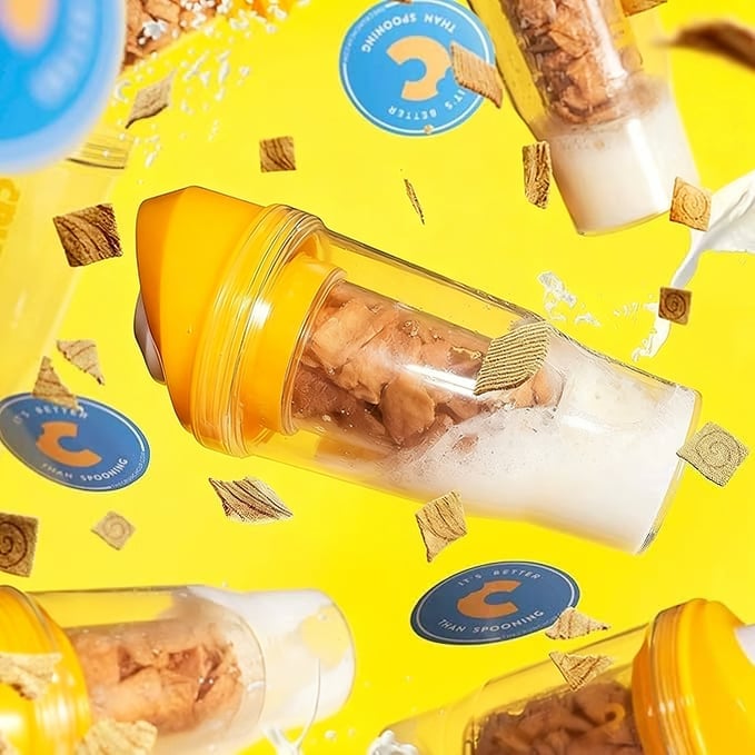 🎁TikTok Last Day Sale - 70% OFF✨🥣Portable Cereal Cup – The Ultimate On-the-Go Breakfast Revolution! 🥛