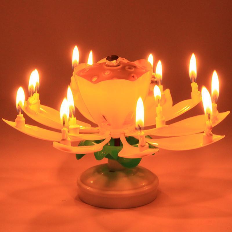 🎂Magical Flower Musical Birthday Candle 💖BUY 1 GET 1 FREE