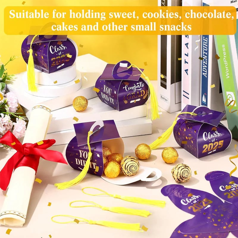 🎁TikTok Graduation Last Day Sale - 70% OFF🎉✨Graduation Cap Gift Box(🍬No Candies)