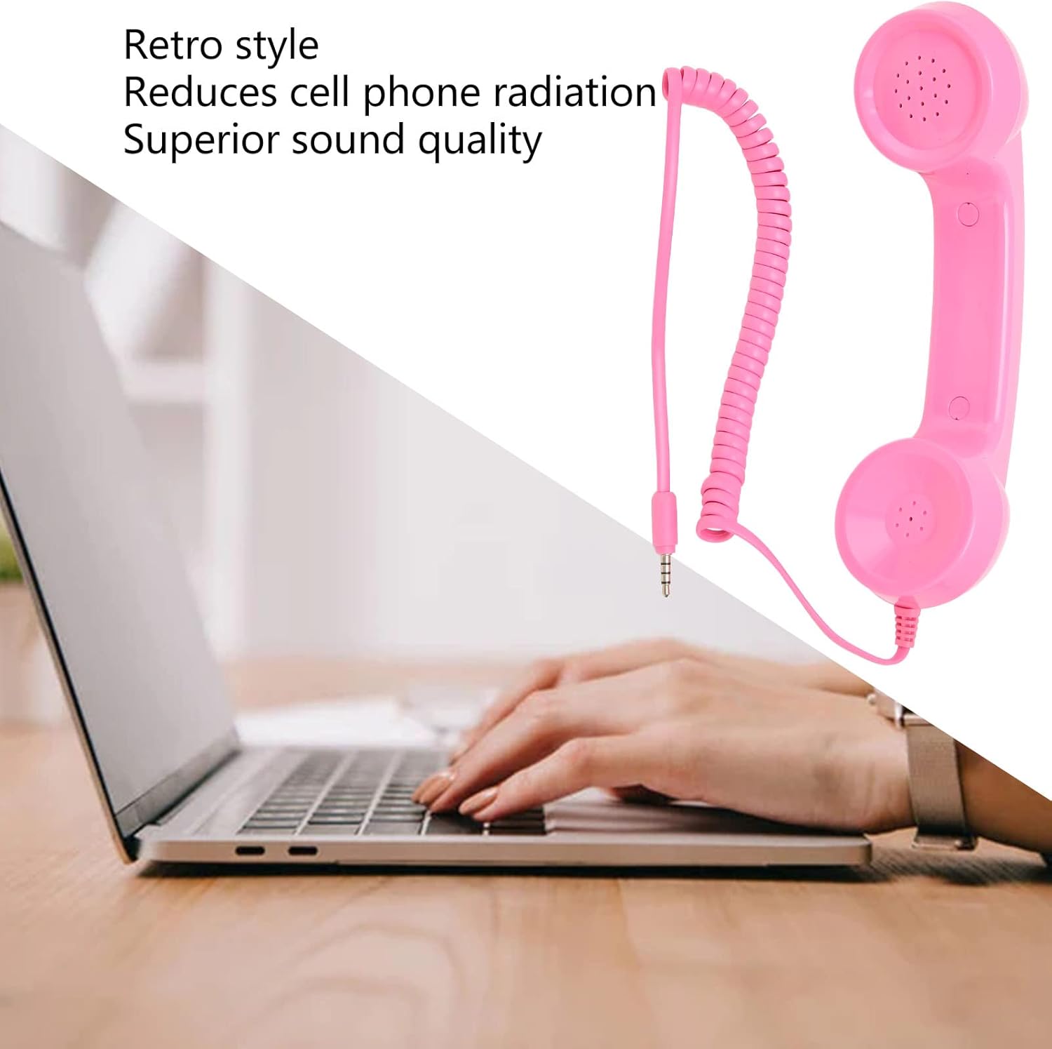 🔥Last Day 50% OFF - Retro telephone style landline handle receiver