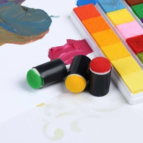 (🎅CHRISTMAS BIG SALE-60% OFF) DIY sponge finger painting kit 💖,buy 2 free shipping