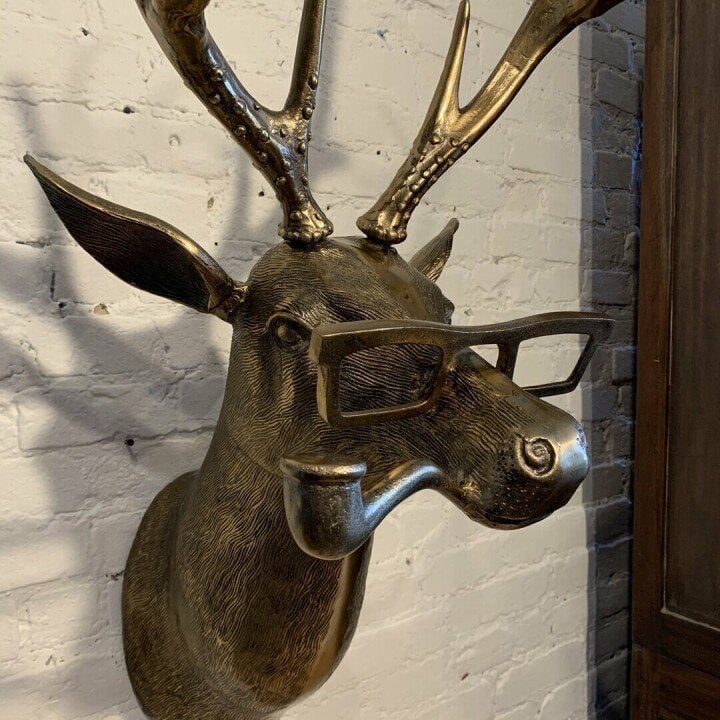 🔥Eric + Eloise Collection - Frankie the Stag Bronzed Wall Mount