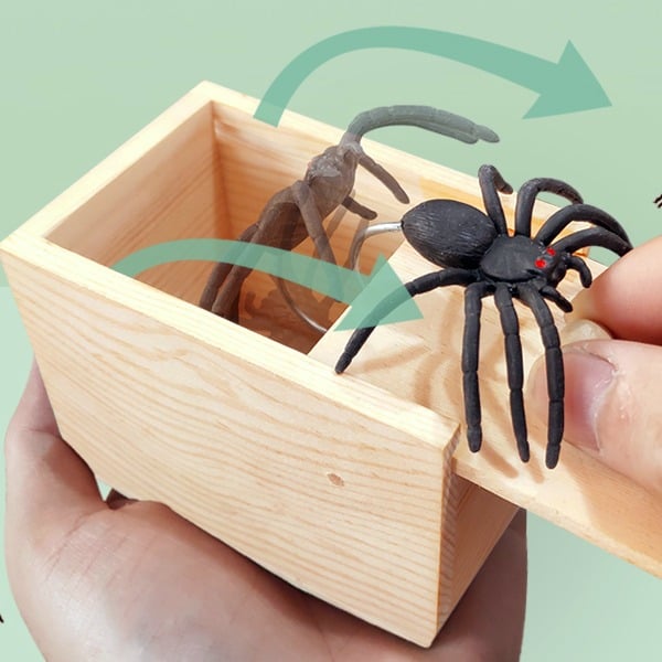 🔥Last Day Promotion 70% OFF-🔥-Super Funny Crazy Prank Gift Box Spider