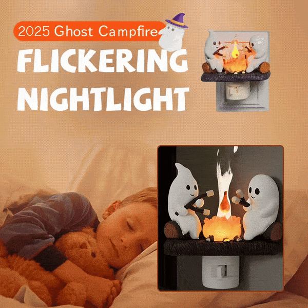 🔥Last Day Promotion 50% OFF🔥2025 Ghost Campfire Flickering Nightlight👻