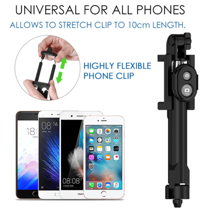 4 in 1 Mini Selfie Stick with Remote