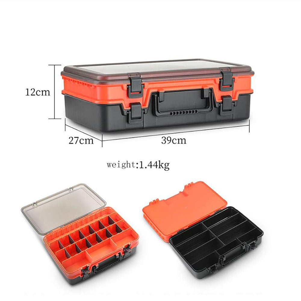 🎣 Summer Sale-30% OFF🐠Double-Layer Fishing Tackle Box