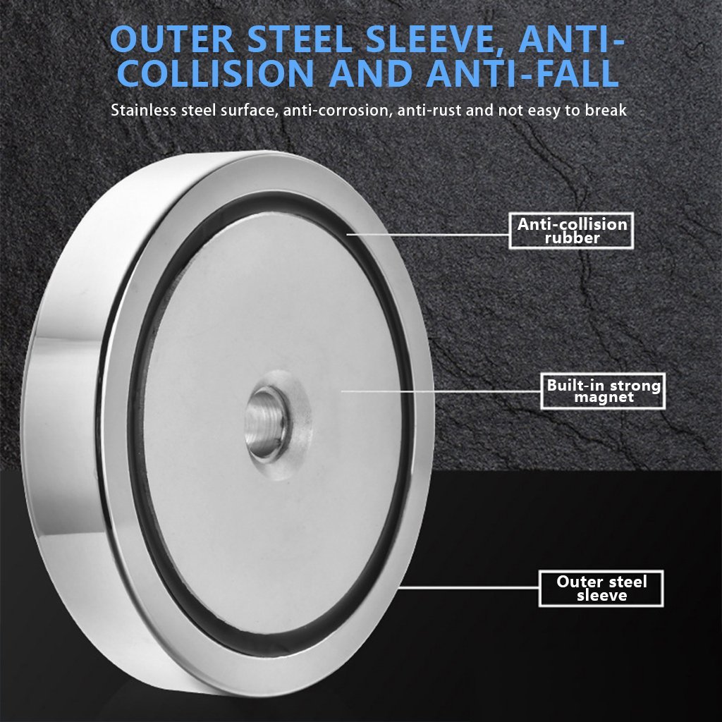 🔥Last Day Promotion 50% OFF🔥Fishing Magnet: 260LBS Super Strong Neodymium Magnet for Epic Treasure Hunting