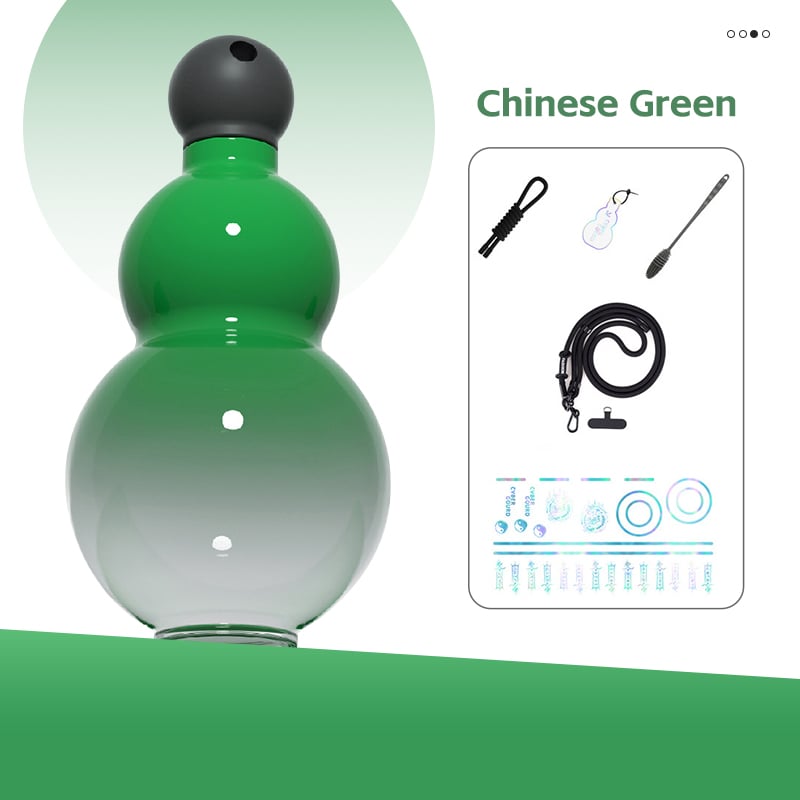 (🔥TikTok Summer SALE) -Gourd Water Bottle 30oz Chinese Retro-Inspired