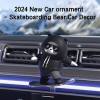 🔥2024 New Car Ornament🔥 - Skateboarding Bear Car Decor