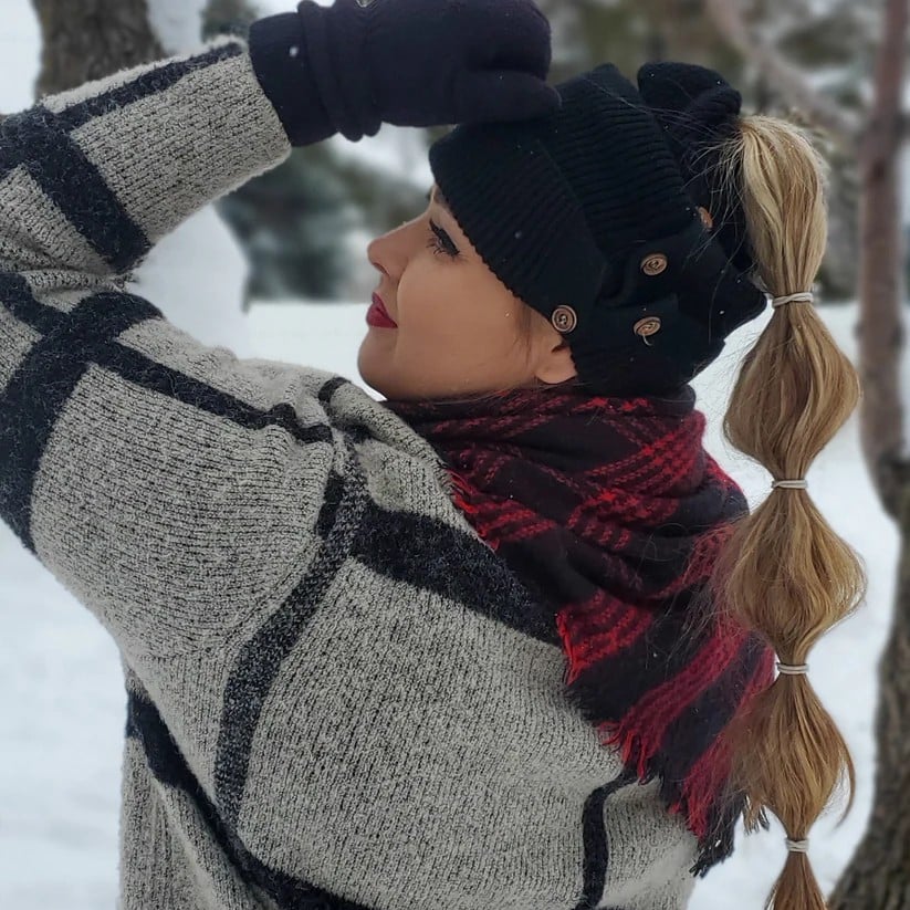 🔥 Hot Sale:49% OFFPonytail-Friendly Adjustable Winter Beanie