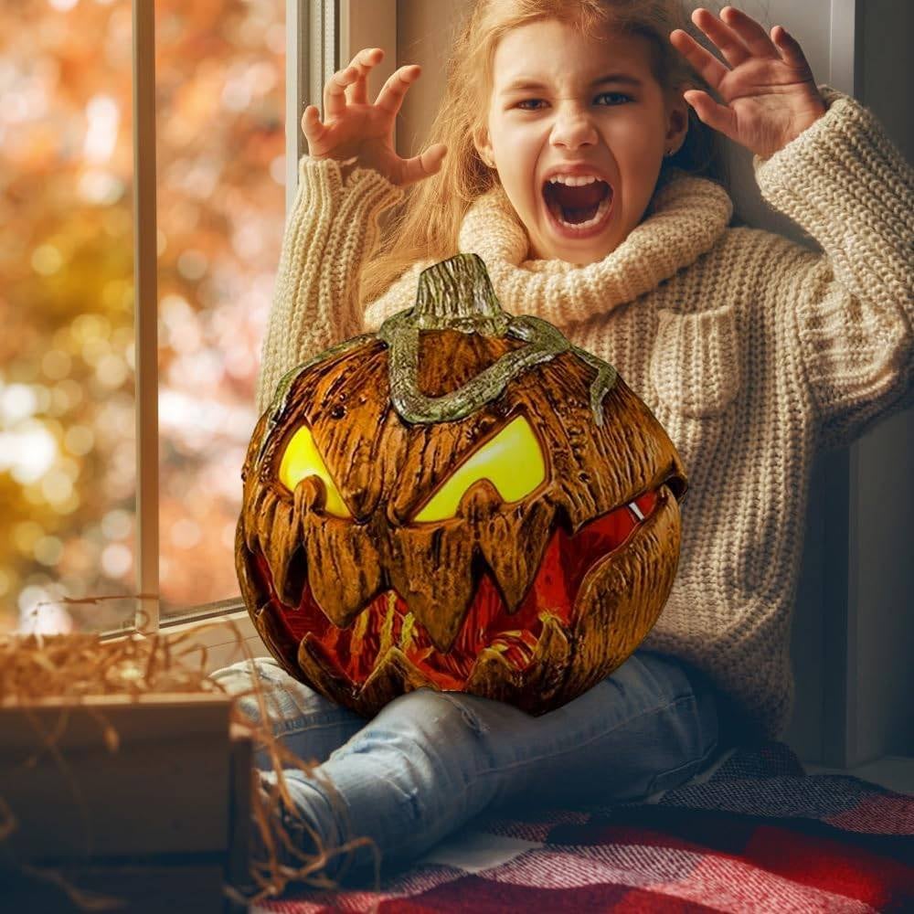 🎃 Halloween Scary Pumpkin With Lights 👻 Early Halloween Flash Sale ❗