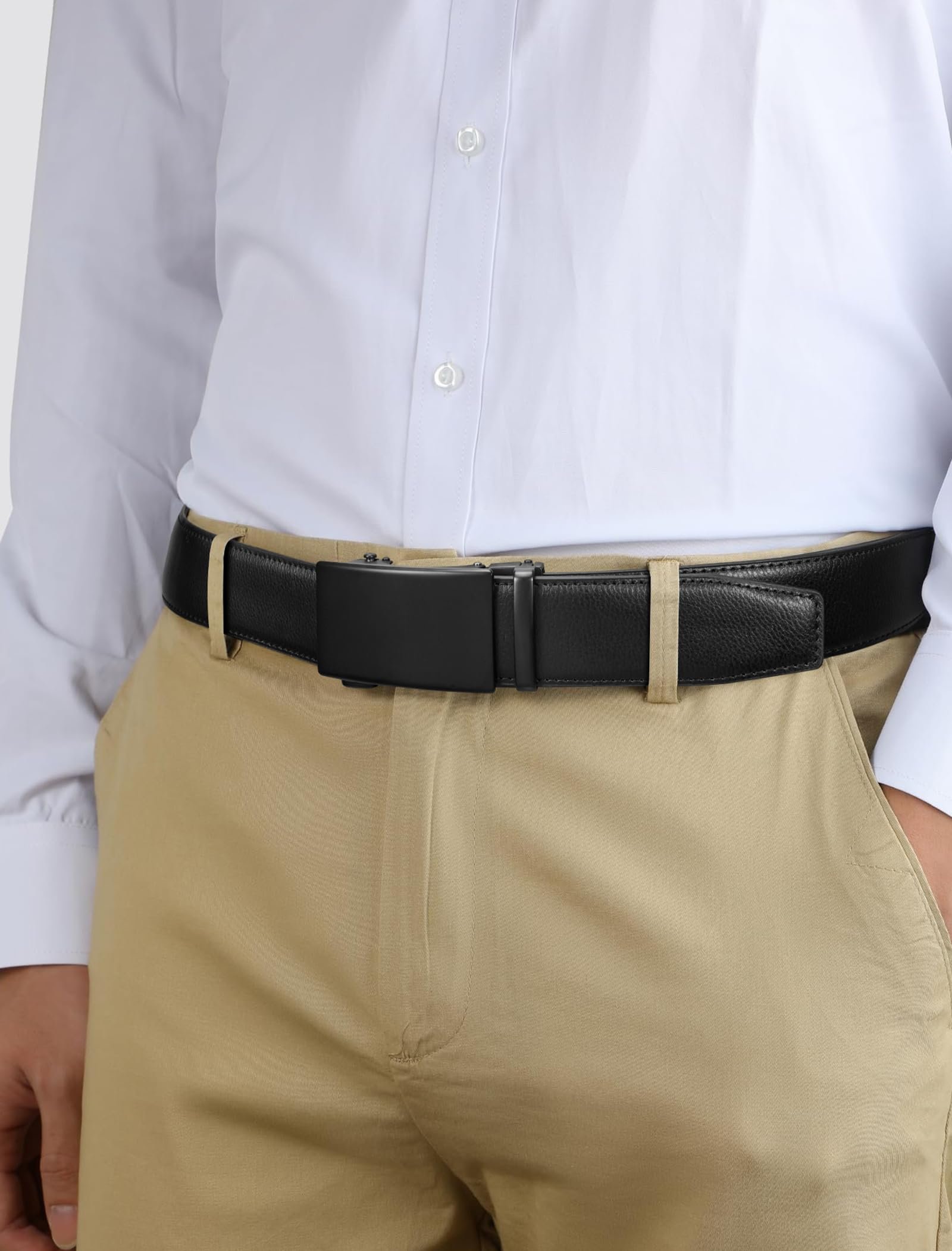 🔥Herren Ratschen Gürtel aus Leder