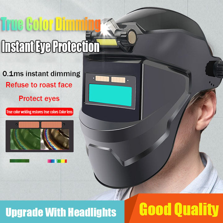 🔥Last Day Promotion 48% OFF-🎁- Auto Darkening Welding Head-mounted Lightweight Protective Mask