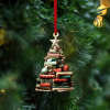 Christmas Book Tree Ornament - Perfect Gift For Book Lovers