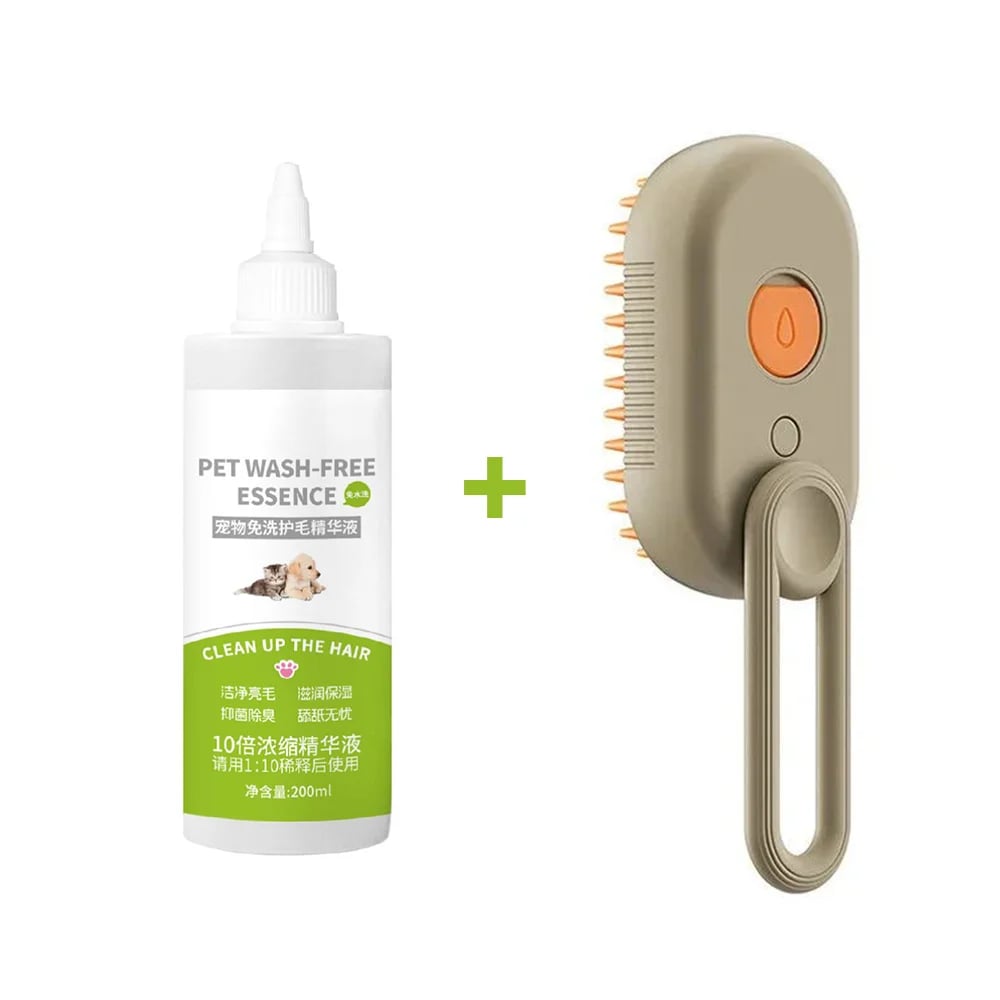 🔥Last Day Promotion 70% OFF🔥3 in 1 Pet Steam Brush - Buy 1 Get 1 Free