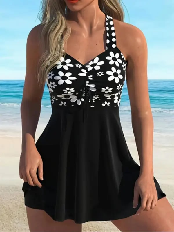 🔥VENTE CHAUDE ÉTÉ 👙Robe de bain col V femme 2025