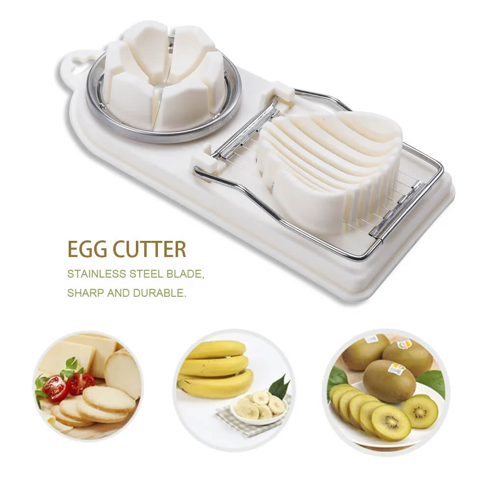 🔥LAST DAY SALE 50% OFF💕2 In 1 Multipurpose Egg Slicer