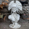 Devil bust statue