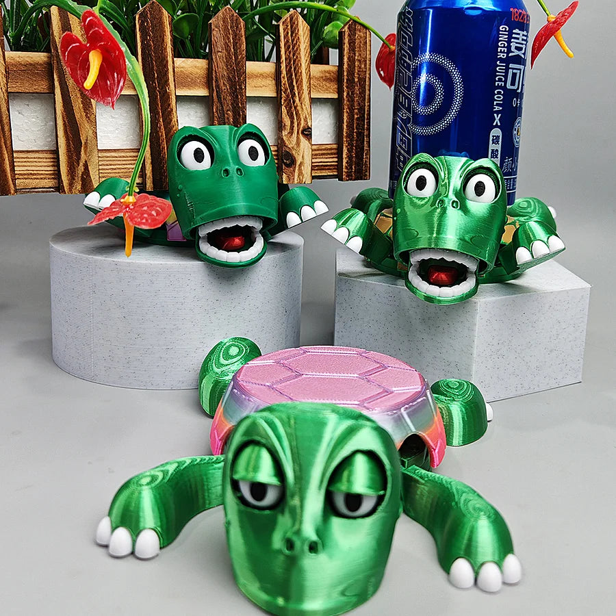 🔥Last Day Promotion 70% OFF💥Interactive 3D-Printed Turtle Coasters