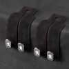 TwinHook Leather Car Headrest Hangers