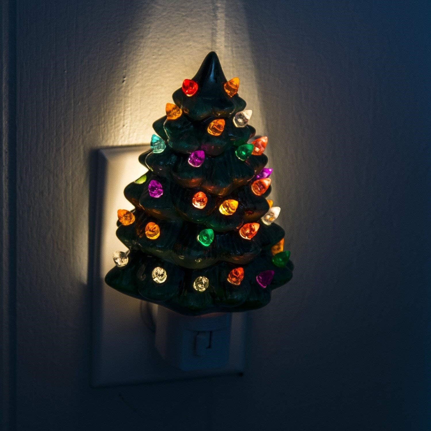 🔥Early Christmas 49% Rabatt🔥Weihnachtsbaum-Nachtlicht aus Keramik