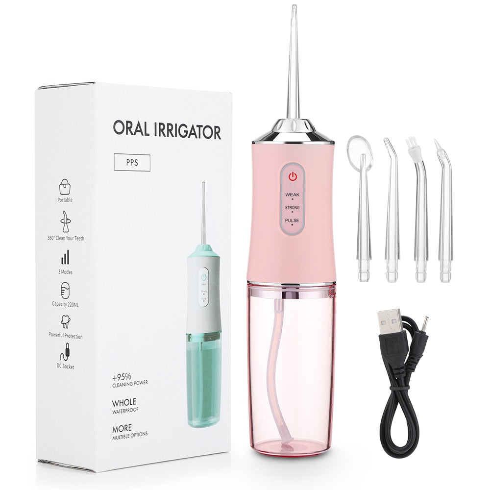 ⏰Last Day Promotion 50% Off - PORTABLE ORAL IRRIGATOR WATER FLOSSER