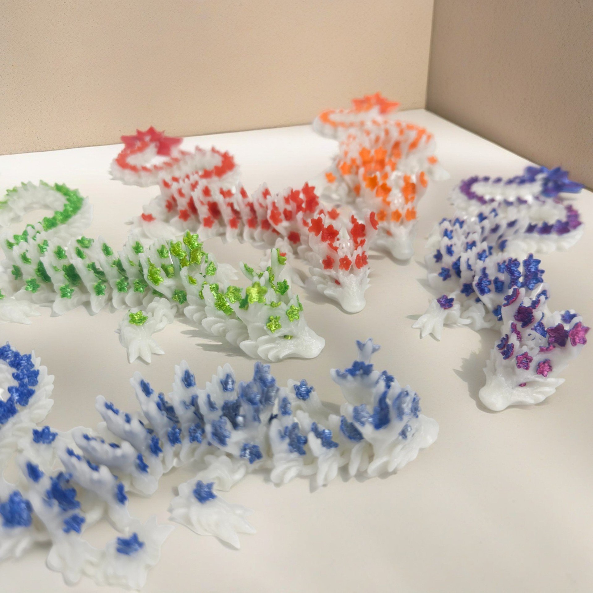 🐉 3D-gedruckter leuchtender Kirschblütendrache