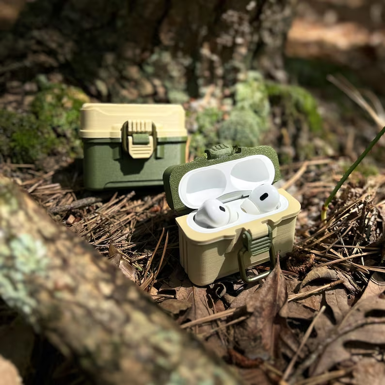 🌟 New Arrival: Angler's Tackle Box AirPods Case - Outdoor Adventure Edition