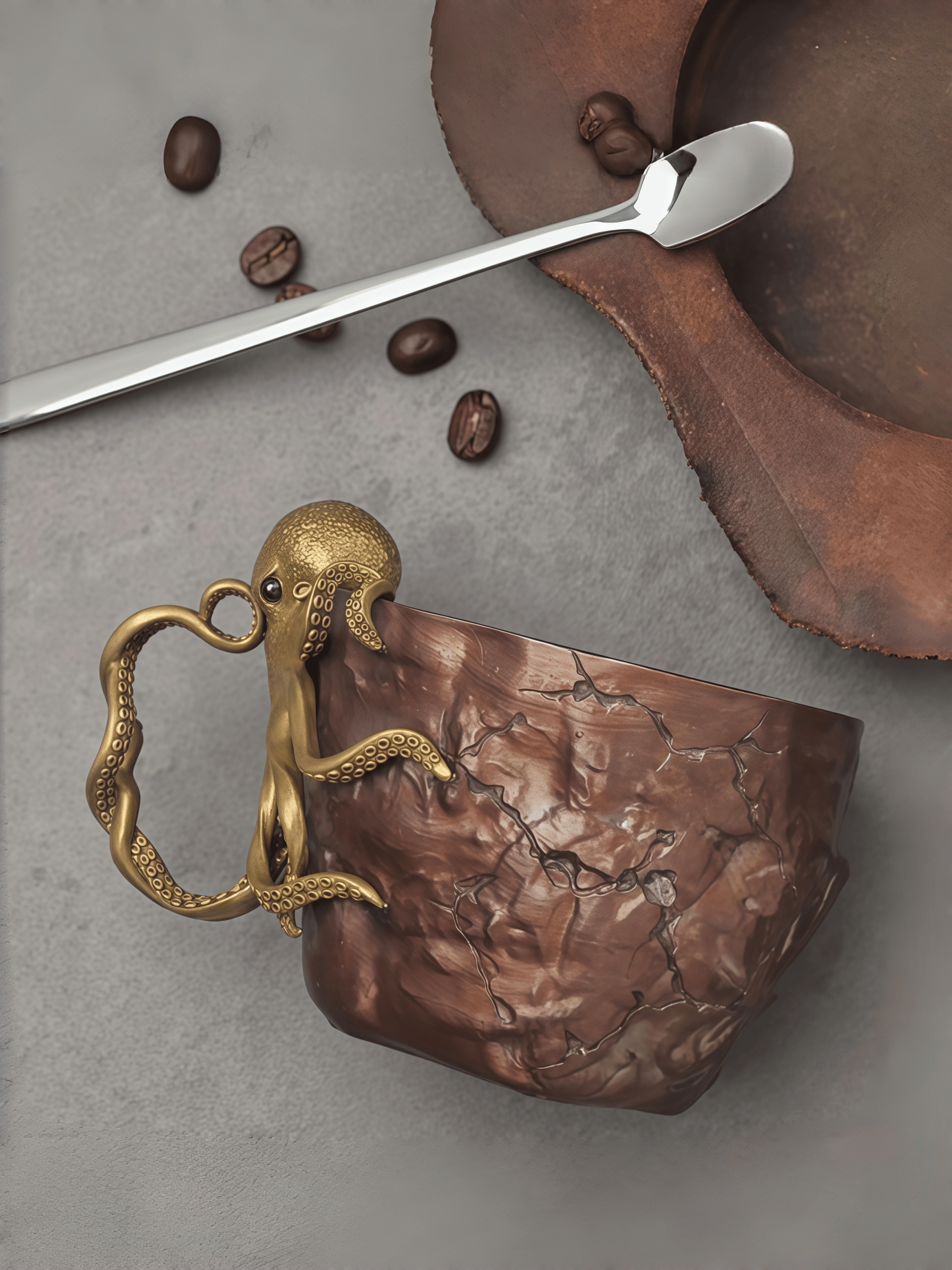 🎁TikTok Last Day Sale - 70% OFF🔥Octopus Stone-patterned Cooling Cup