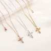 🎁 Today Only 49% Off - Crown Cross Necklace，Water and Sweat Resistant, Color-Resistant