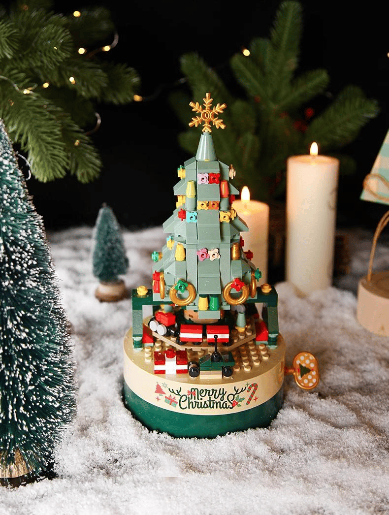 (🎄Early Christmas Sale - 50% OFF) 🔥DIY Christmas Tree Brick Music Box - 🚚Buy 2 Get Free Shipping