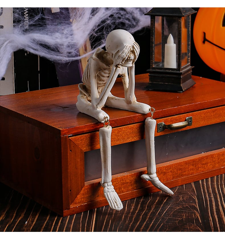 ⏰LAST DAY SALE 50% OFF💀 Halloween decoration indoor skeleton statue
